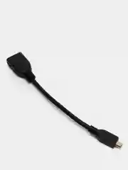 Черный переходник с HDMI на micro HDMI, папа-мама