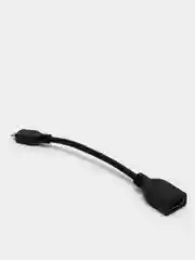 Черный переходник с HDMI на micro HDMI, папа-мама
