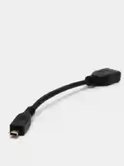 Черный переходник с HDMI на micro HDMI, папа-мама