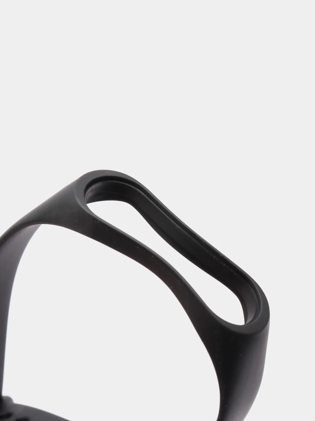 Черный силиконовый ремешок Xiaomi Mi Band 3, Mi Band 4 (Сяоми Ми Бэнд 3, Ми Бэнд 4)