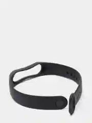Черный силиконовый ремешок Xiaomi Mi Band 3, Mi Band 4 (Сяоми Ми Бэнд 3, Ми Бэнд 4)