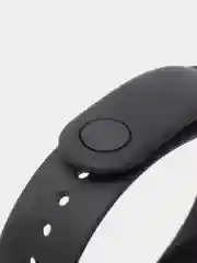 Черный силиконовый ремешок Xiaomi Mi Band 3, Mi Band 4 (Сяоми Ми Бэнд 3, Ми Бэнд 4)