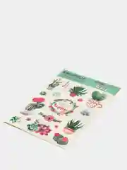 Бирюзовый наклейки для ежедневника