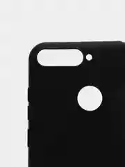 Черный чехол на Honor 7C / Honor 7A Pro / Huawei Y6 Prime 2018 / Huawei Y6 Prime (5,7") силиконовый