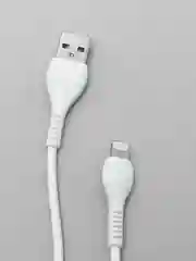 Белый кабель зарядный HOCO X37 Lightning для Apple iPhone, до 2.4А, 1 м