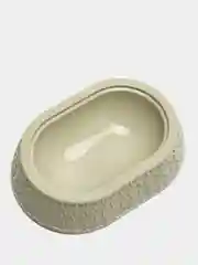 Серый меланж мыльница для ванной Вязаное плетение