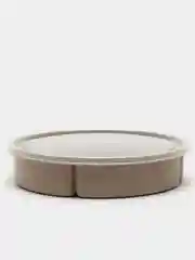 Бежевый меланж менажница с крышкой IDEA, 5 секций