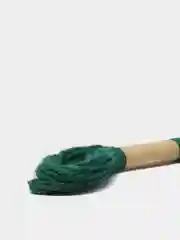 Тёмно-зелёный веревка (шпагат) джутовая декоративная Джут цветной намотка 6/10 м, 20 цветов на выбор