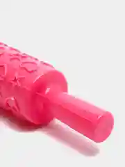 Тёмно-розовый скалки фактурные