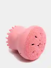 Коралловый меланж спонж-щетка Медуза для лица/ двусторонняя силиконовая щеточка для умывания/ 11 цветов