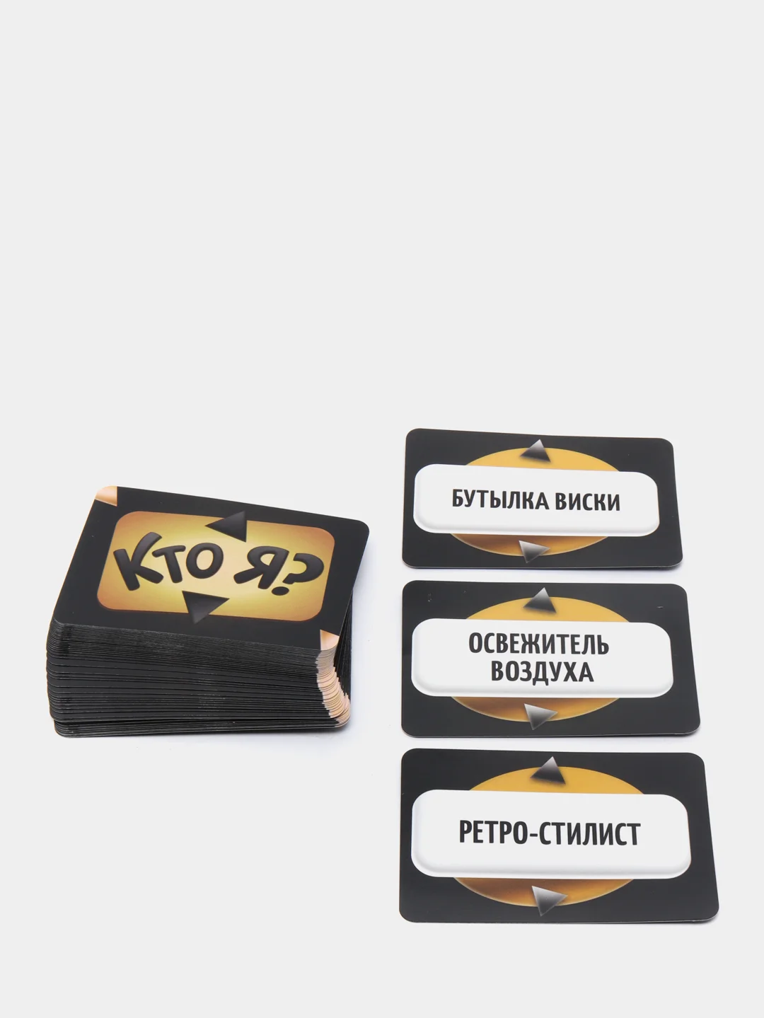 Игра на угадывание слов "Кто я?", 50 карт, 18+