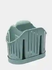 Бирюзовый сушилка для столовых приборов 3-х секционная IDEA