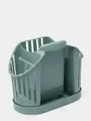 Бирюзовый сушилка для столовых приборов 3-х секционная IDEA