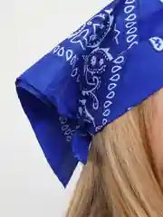 Индиго бандана на голову