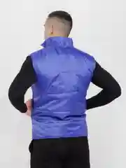 Синий жилет мужской утеплённый
