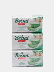 Мыло туалетное твёрдое Весна "Алоэ и овсяное молочко"
