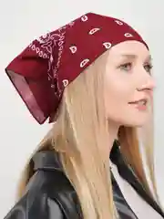 Бордовый бандана на голову