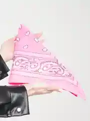 Розовый бандана на голову