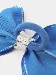 Синий бантик на резинке / Школьные банты /