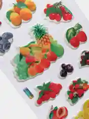 Голубой наклейки стикеры детские объемные Фрукты Ягоды Цветы