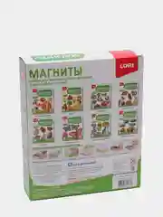 Красный набор для изготовления магнитов из гипса 9 видов