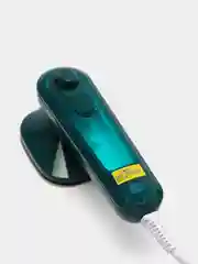 Зеленый утюг паровой, дорожный, ручной