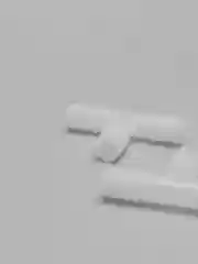 Тройник для шланга 8 мм, 3 штуки, для вывода поилки НП3 или НП4, цвет белый/красный