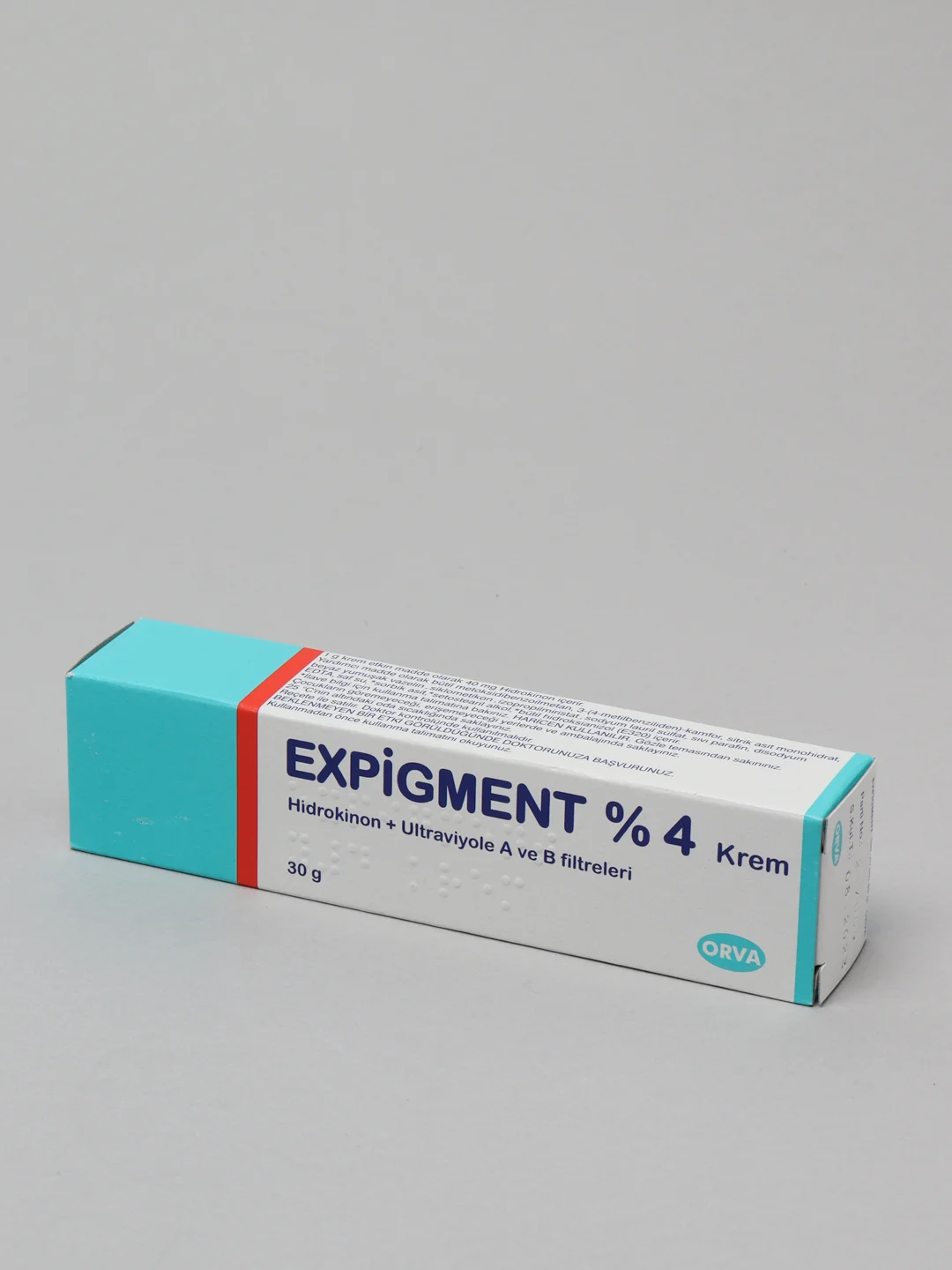 Крем отбеливающий Expigment Orva 4%, для кожи, от пигментных пятен и веснушек, 30 гр