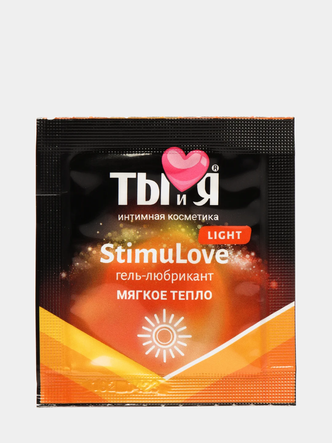Золотой гель-лубрикант StimuLove light для мягкой стимуляции возбуждения "ТЫ и Я"