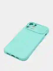 Бирюзовый чехол для iPhone 11, 13, 12, Pro, Max, Mini, защита камеры, бархатный