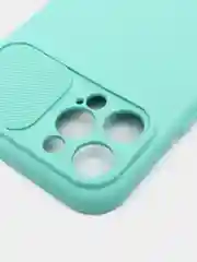 Бирюзовый чехол для iPhone 11, 13, 12, Pro, Max, Mini, защита камеры, бархатный