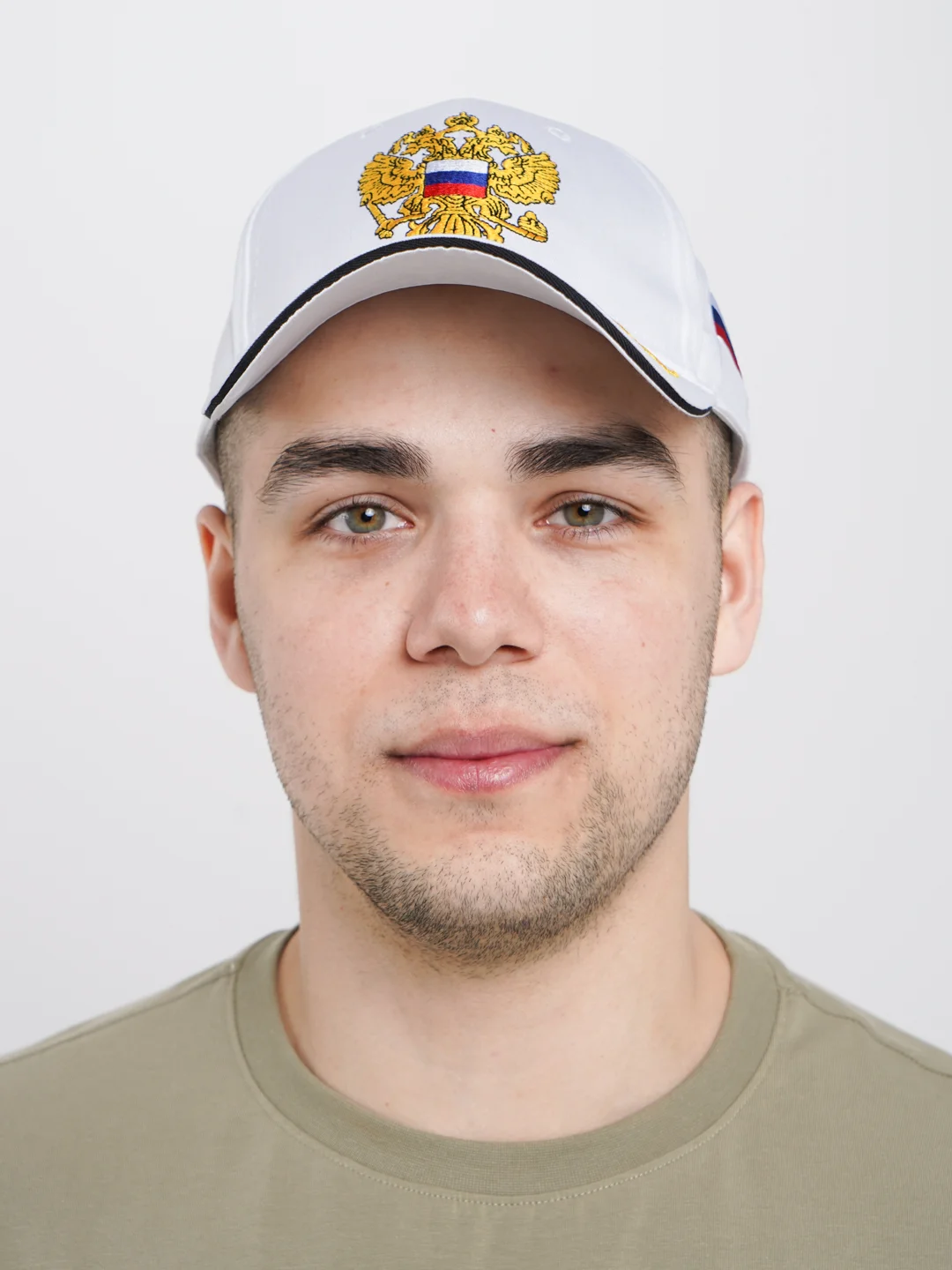 Белый бейсболка RUSSIA / Россия / с Гербом / лето /весна / осень / зима / мужская / женская