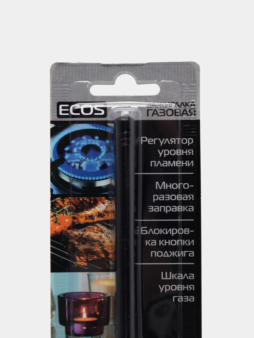 Красный зажигалка пьезо для газовой плиты, камина и барбекю