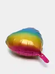 Сиреневый фольгированный шар сердце 19", 49 см