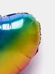 Сиреневый фольгированный шар сердце 19", 49 см