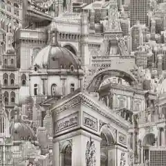 Обои бумажные дуплекс Города-2