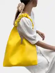 Желтый стильная женская сумка через плечо