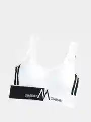 Белый топ женский, спортивный
