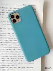 Бирюзовый чехол Silicone Case для iPhone 11, XR, 7, 8, 12, 12 Pro, 11, XS, X, 8+, 7+, SE 2020, 6s, 6