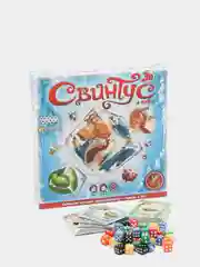 Белый настольная игра Свинтус
