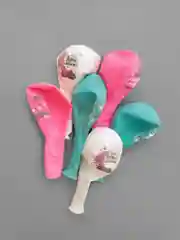 Розовый воздушные шары "С днем рождения! Супер девочка!", 30 см, 10 штук