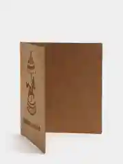 Коралловый открытка крафт мини