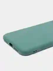 Зеленый чехол iPhone 11 14 13 12 Pro Mini Plus XR 7 8 SE 2020 силиконовый (Айфон ХР Про Мини Плюс)