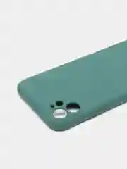 Зеленый чехол iPhone 11 14 13 12 Pro Mini Plus XR 7 8 SE 2020 силиконовый (Айфон ХР Про Мини Плюс)