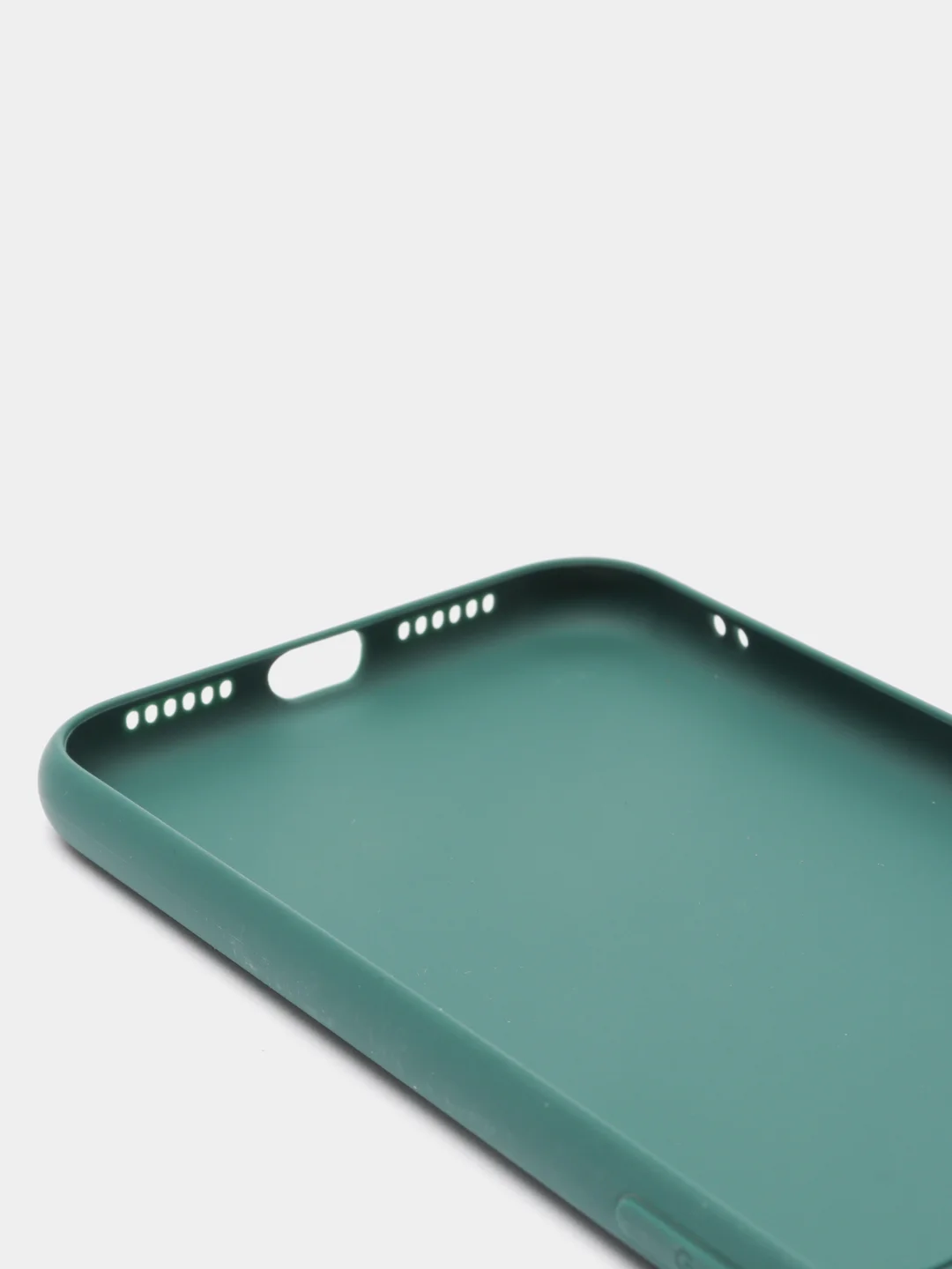Зеленый чехол iPhone 11 14 13 12 Pro Mini Plus XR 7 8 SE 2020 силиконовый (Айфон ХР Про Мини Плюс)