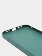 Зеленый чехол iPhone 11 14 13 12 Pro Mini Plus XR 7 8 SE 2020 силиконовый (Айфон ХР Про Мини Плюс)