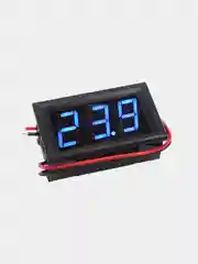 Голубой вольтметр постоянного тока двухпроводной DC 4.5V-30.0V