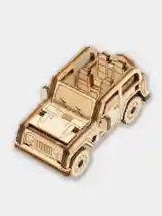 Деревянный конструктор UNIWOOD UNIT Экстремал / Сборная модель Jeep Wrangler / Вранглер