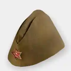 Пилотка детская военная, с красной звездой, размеры от  52 до 60