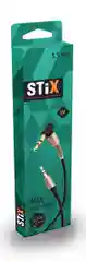 Кабель AUX Audio Cable "STiX", угловой, резиновый, 1 метр